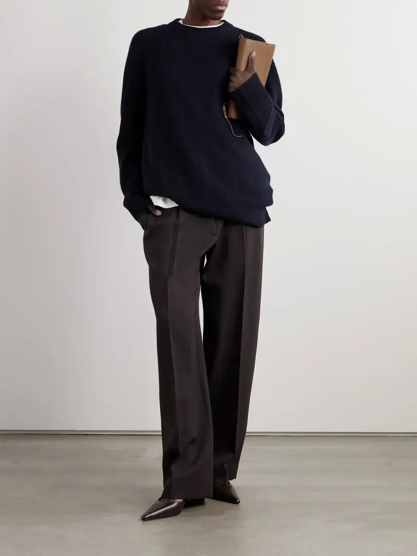 The Row Essentials Sibem Wool And Cashmere-blend Sweater | Thumbnail 2 The Row Essentials Sibem Wool And Cashmere-blend Sweater | Thumbnail 2
