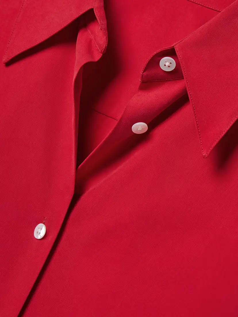 The Row Andra Silk Shirt - x large | Thumbnail 5 The Row Andra Silk Shirt - x large | Thumbnail 5