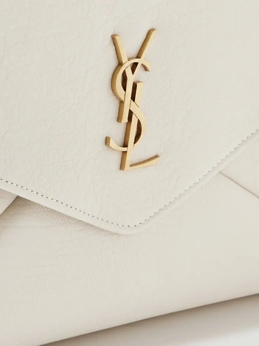 Saint Laurent Cassandre Large Textured-leather Clutch | Thumbnail 4 Saint Laurent Cassandre Large Textured-leather Clutch | Thumbnail 4