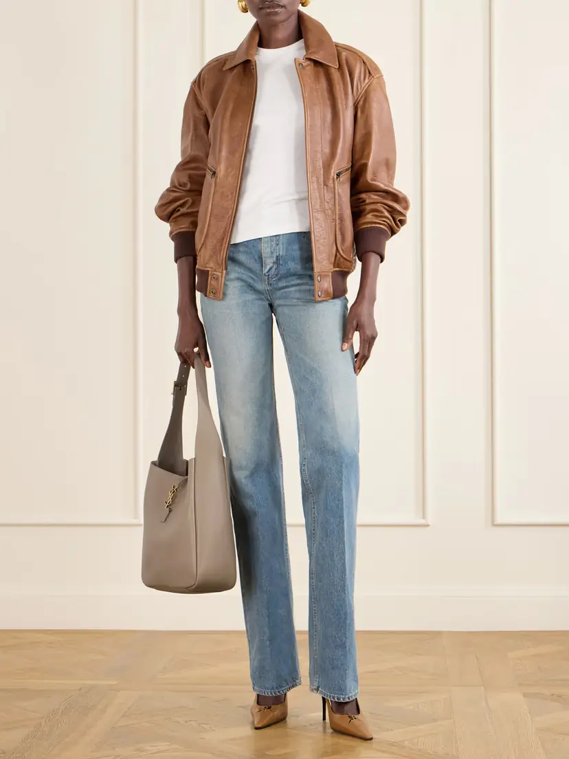 Saint Laurent Le 5 À 7 Supple Large Leather Shoulder Bag | Thumbnail 2