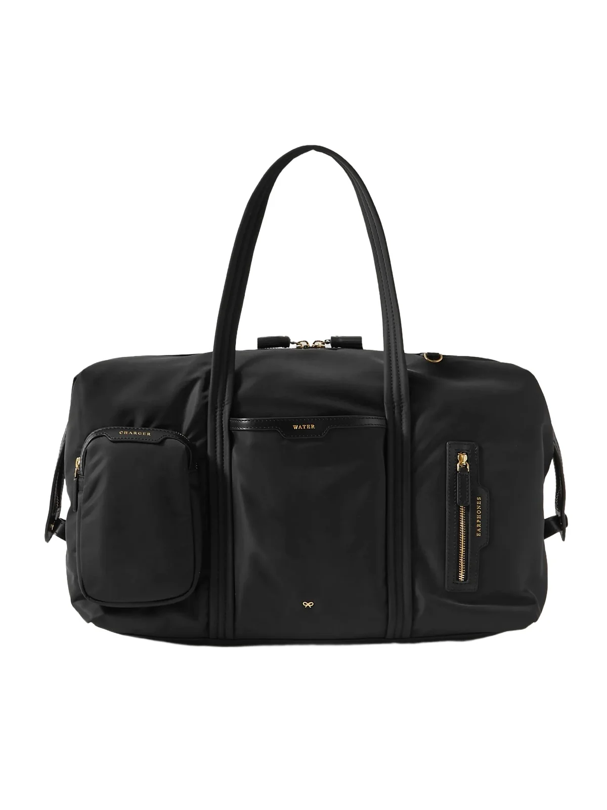 Anya Hindmarch Inflight Leather-trimmed Econyl Weekend Bag