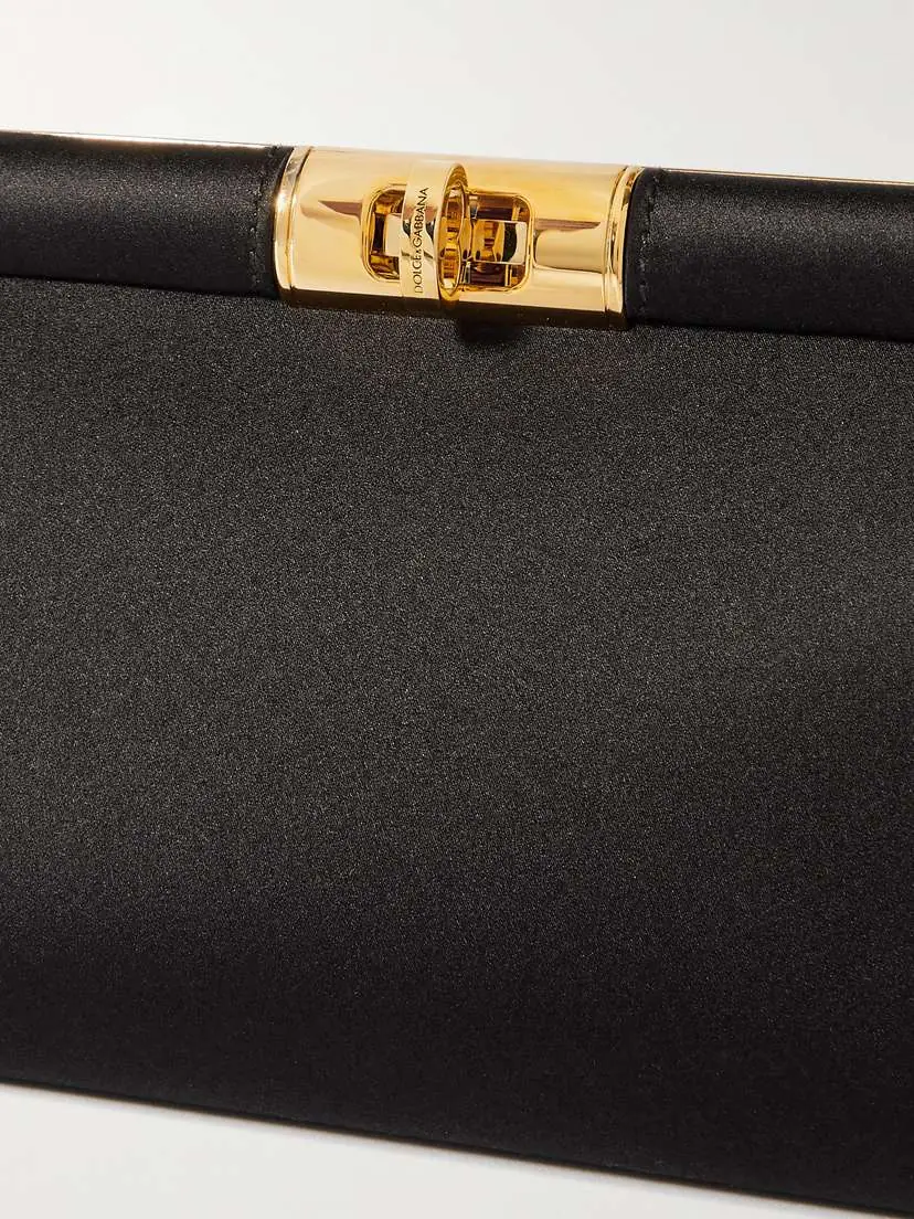 Dolce & Gabbana Marlene Satin Shoulder Bag | Thumbnail 4 Dolce & Gabbana Marlene Satin Shoulder Bag | Thumbnail 4