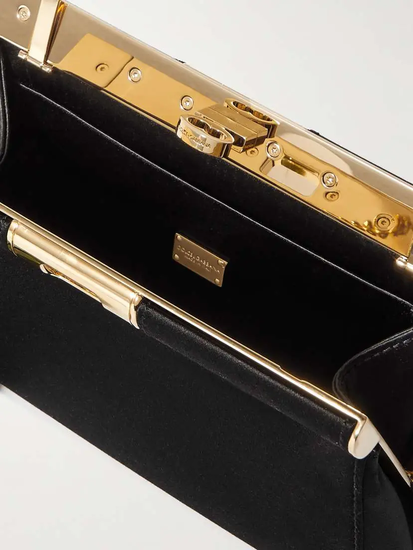 Dolce & Gabbana Marlene Satin Shoulder Bag | Thumbnail 5 Dolce & Gabbana Marlene Satin Shoulder Bag | Thumbnail 5