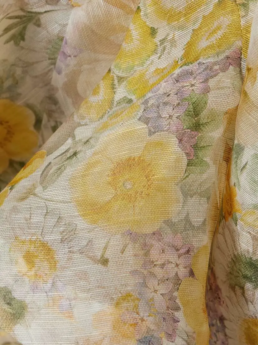 Zimmermann Harmony Tiered Ruffled Floral-print Linen And Silk-blend Midi Dress | Thumbnail 4 Zimmermann Harmony Tiered Ruffled Floral-print Linen And Silk-blend Midi Dress | Thumbnail 4
