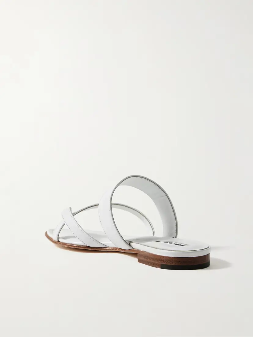 Manolo Blahnik Susa Leather Sandals | Thumbnail 3