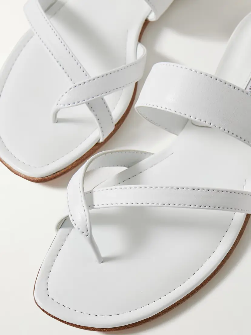 Manolo Blahnik Susa Leather Sandals | Thumbnail 4