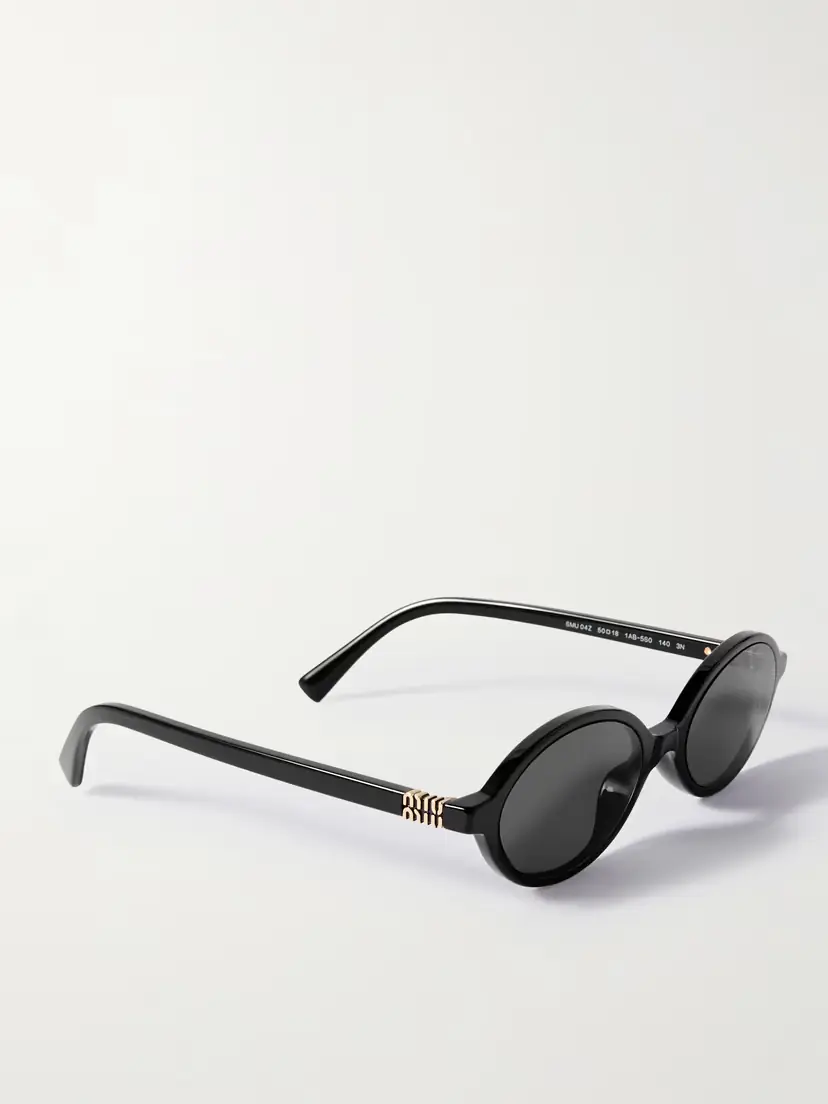 Miu Miu Eyewear Oval-frame Acetate Sunglasses | Thumbnail 3