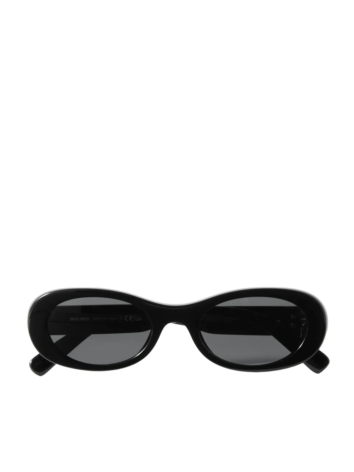 Oval-frame Acetate Sunglasses