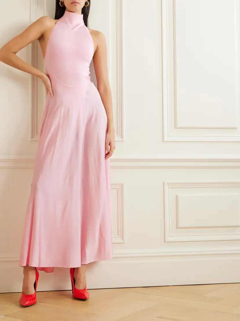 Alaïa Sleeveless Turtleneck Jersey Maxi Dress | Thumbnail 2 Alaïa Sleeveless Turtleneck Jersey Maxi Dress | Thumbnail 2