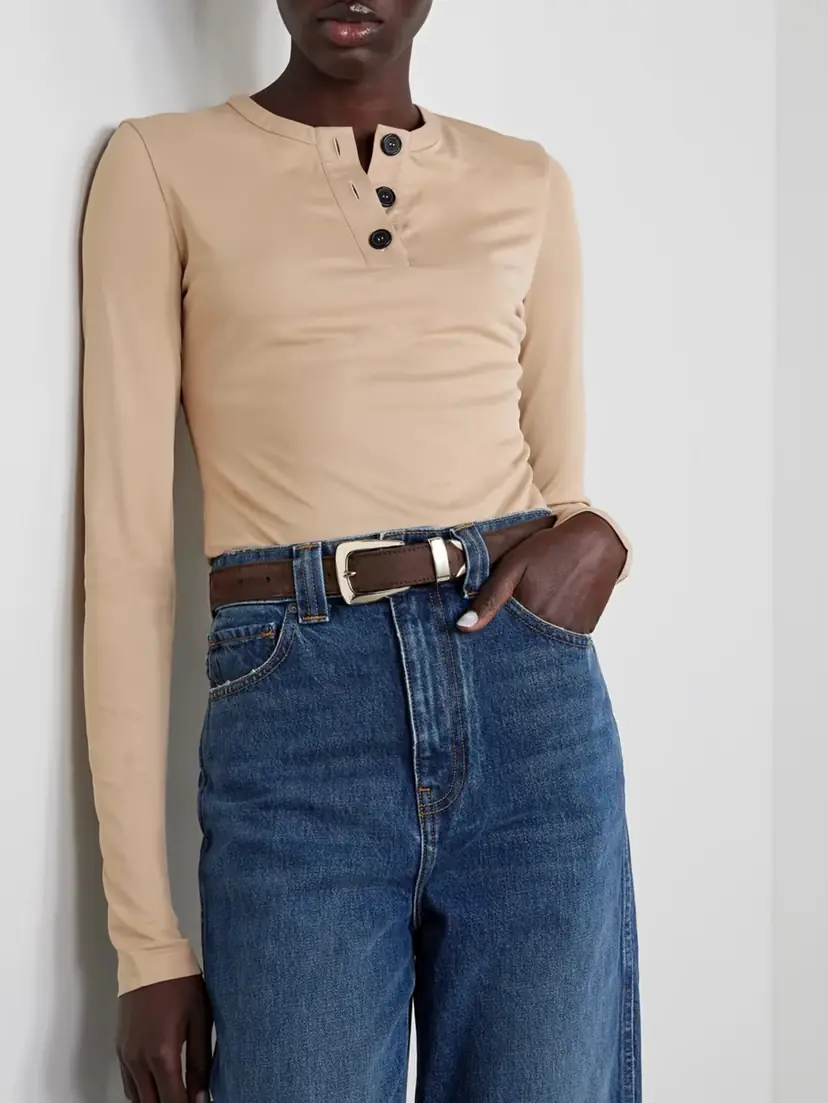 Khaite Benny Suede Belt | Thumbnail 2
