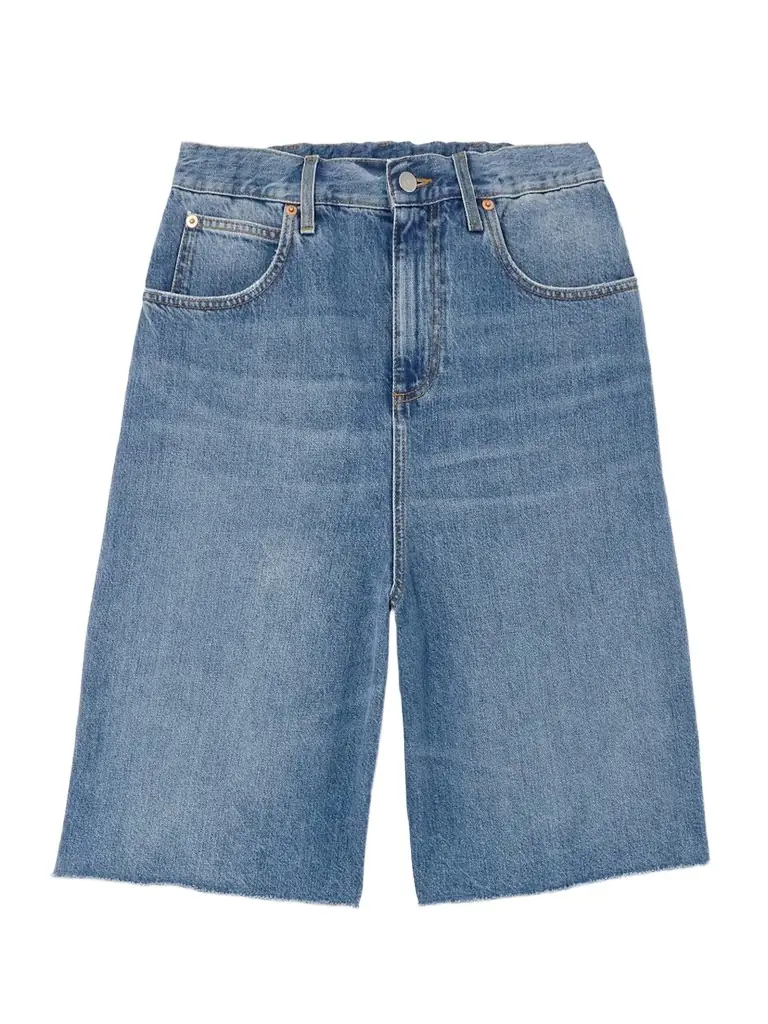 Gucci Frayed Denim Shorts | Thumbnail 1 Gucci Frayed Denim Shorts | Thumbnail 1