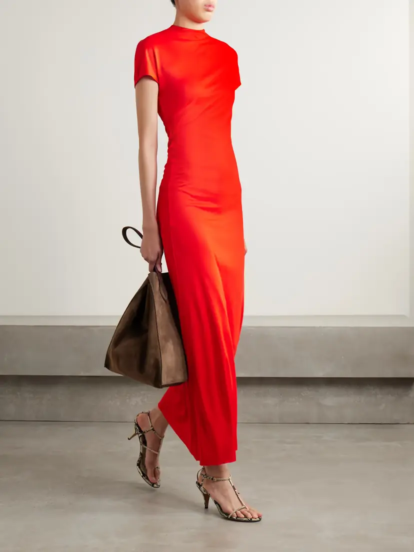 Khaite Yenza Jersey Maxi Dress | Thumbnail 2