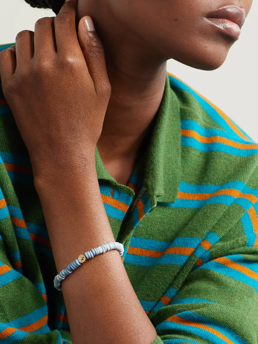 Sydney Evan Starfish Clam 14-karat Gold, Opal And Diamond Bracelet | Thumbnail 2