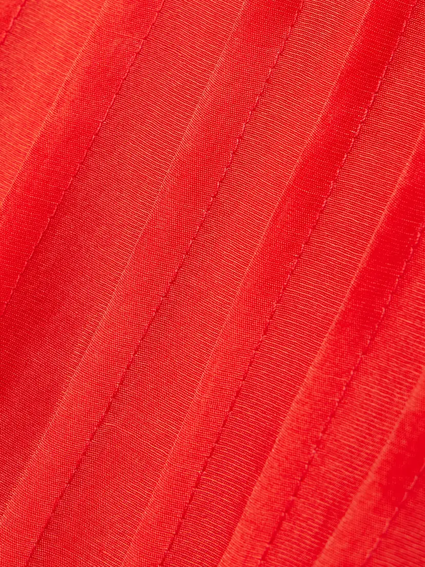 Khaite Wes Pintucked Silk-organza Maxi Dress | Thumbnail 4
