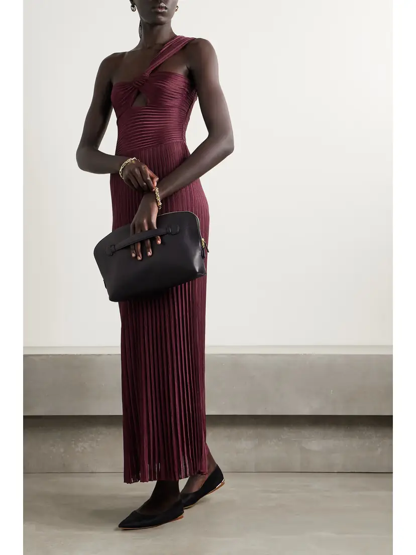 Gabriela Hearst Altura One-shoulder Cutout Ribbed Silk-jersey Maxi Dress | Thumbnail 2