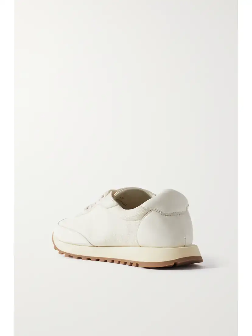 The Row Owen Runner Leather And Mesh Sneakers | Thumbnail 3
