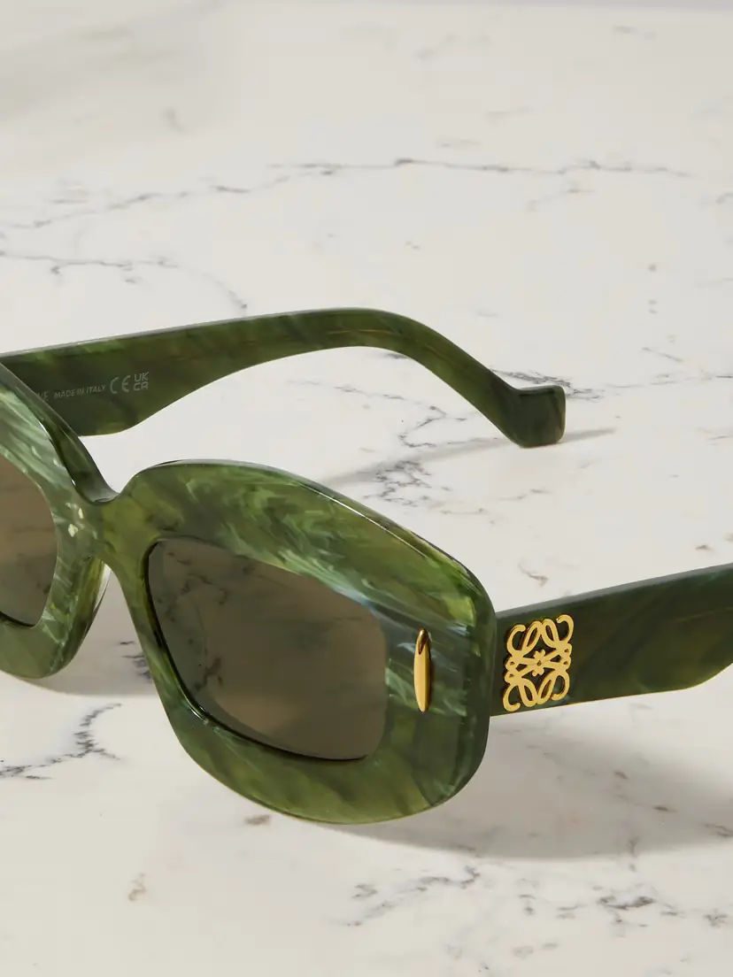 Loewe Screen Square-frame Marbled Acetate Sunglasses | Thumbnail 3 Loewe Screen Square-frame Marbled Acetate Sunglasses | Thumbnail 3