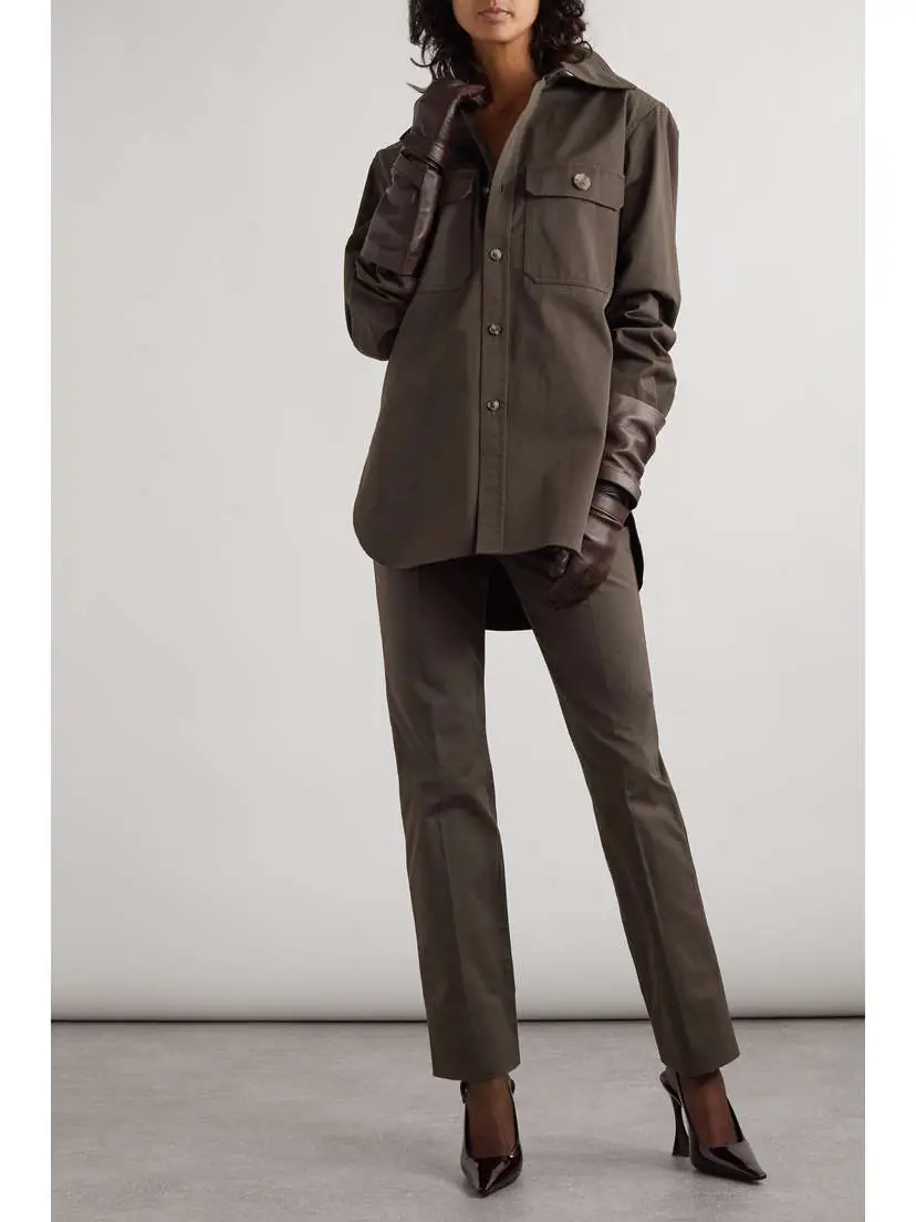 Saint Laurent Oversized Organic Cotton-twill Shirt | Thumbnail 2 Saint Laurent Oversized Organic Cotton-twill Shirt | Thumbnail 2