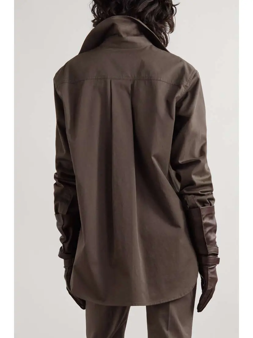 Saint Laurent Oversized Organic Cotton-twill Shirt | Thumbnail 3 Saint Laurent Oversized Organic Cotton-twill Shirt | Thumbnail 3