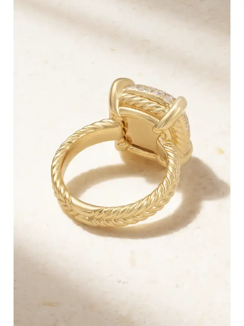 David Yurman Châtelaine 18-karat Gold Diamond Ring | Thumbnail 3 David Yurman Châtelaine 18-karat Gold Diamond Ring | Thumbnail 3