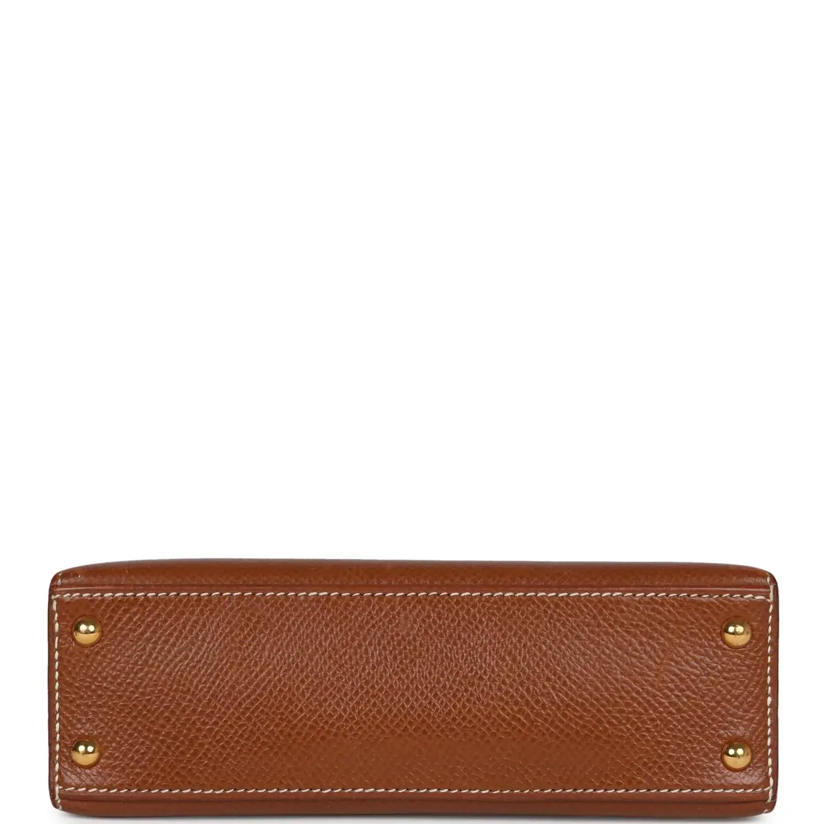 HERMÈS Vintage Hermes Micro Kelly 15 Sellier Gold Courchevel Gold Hardware | Thumbnail 6 HERMÈS Vintage Hermes Micro Kelly 15 Sellier Gold Courchevel Gold Hardware | Thumbnail 6