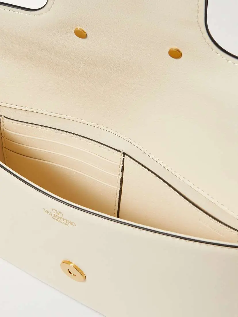 Valentino Garavani Locò Leather Clutch | Thumbnail 5 Valentino Garavani Locò Leather Clutch | Thumbnail 5