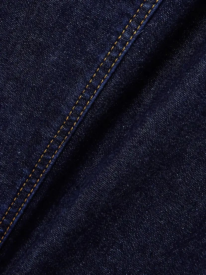 Alaïa Paneled Denim Midi Dress | Thumbnail 4 Alaïa Paneled Denim Midi Dress | Thumbnail 4
