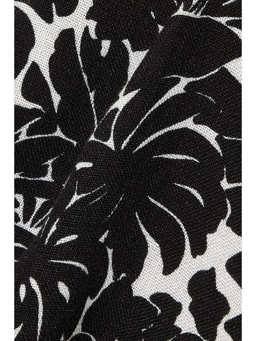 Saint Laurent Floral-print Cutout Stretch-jersey Bodysuit | Thumbnail 4 Saint Laurent Floral-print Cutout Stretch-jersey Bodysuit | Thumbnail 4