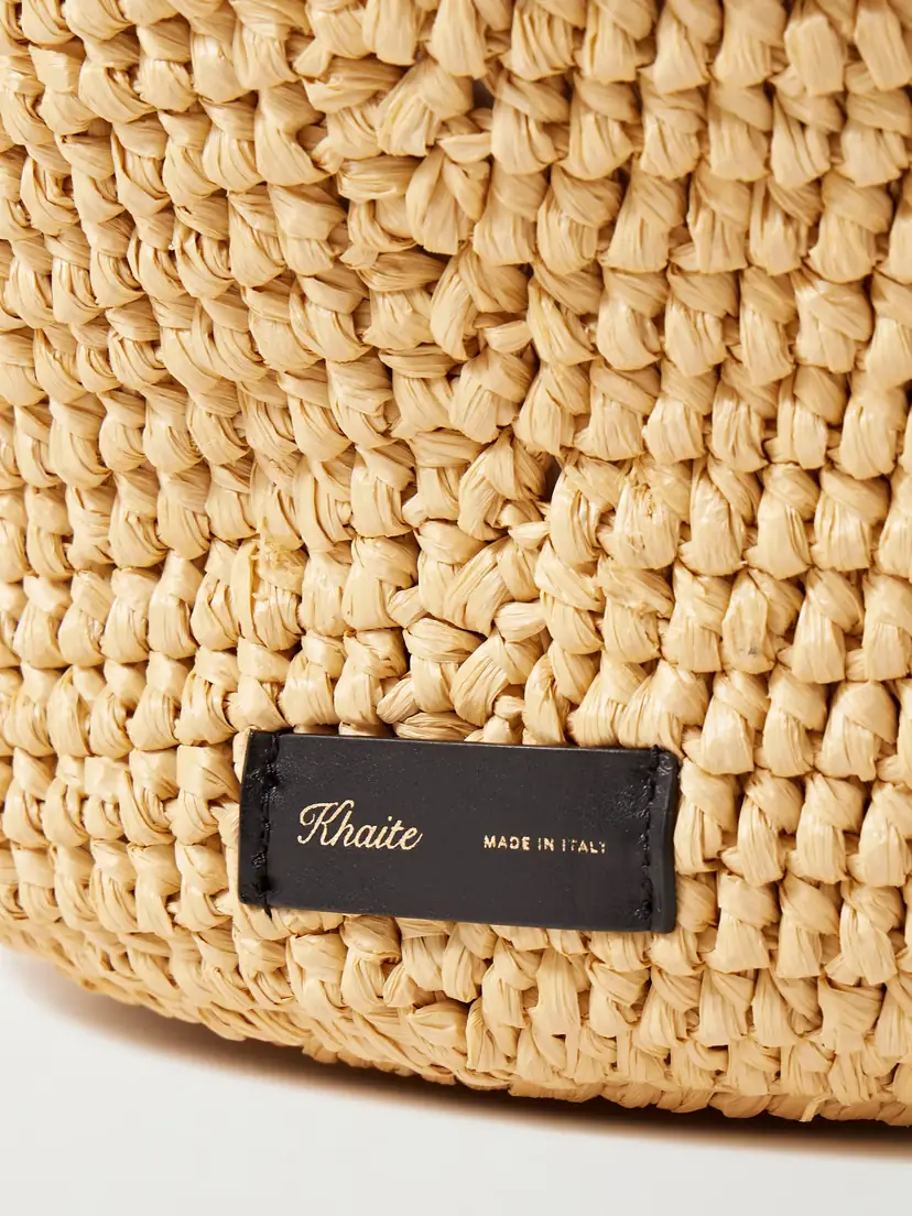 Khaite Lotus Medium Raffia Tote | Thumbnail 4