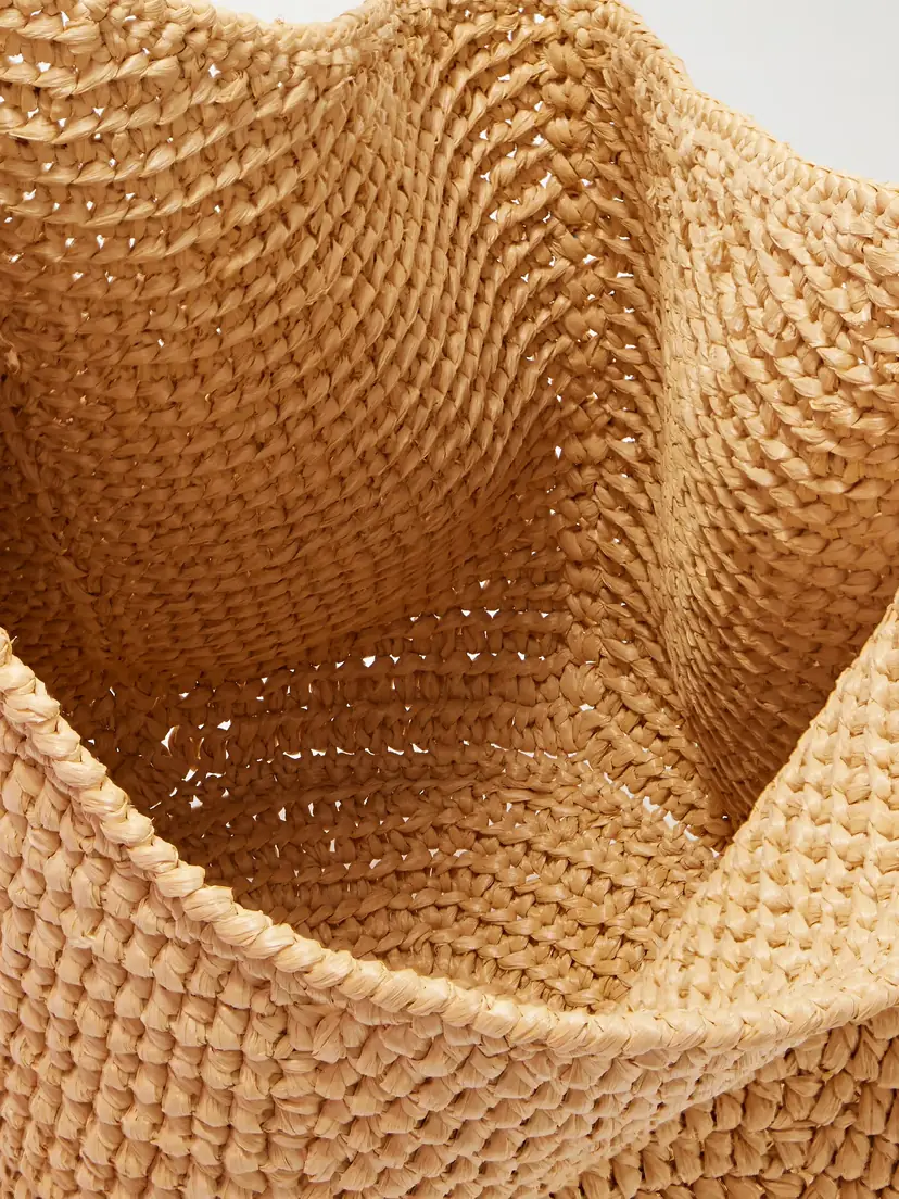 Khaite Lotus Medium Raffia Tote | Thumbnail 5