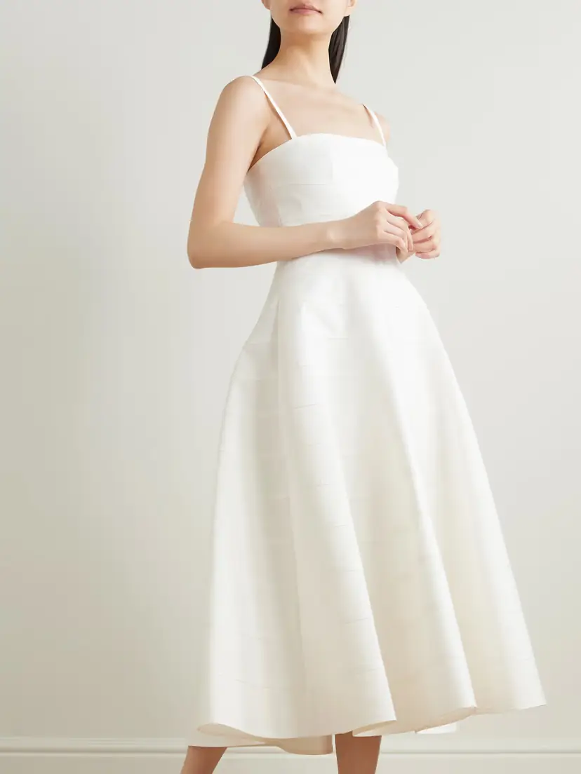 Altuzarra Connie Cotton-poplin Midi Dress | Thumbnail 3 Altuzarra Connie Cotton-poplin Midi Dress | Thumbnail 3