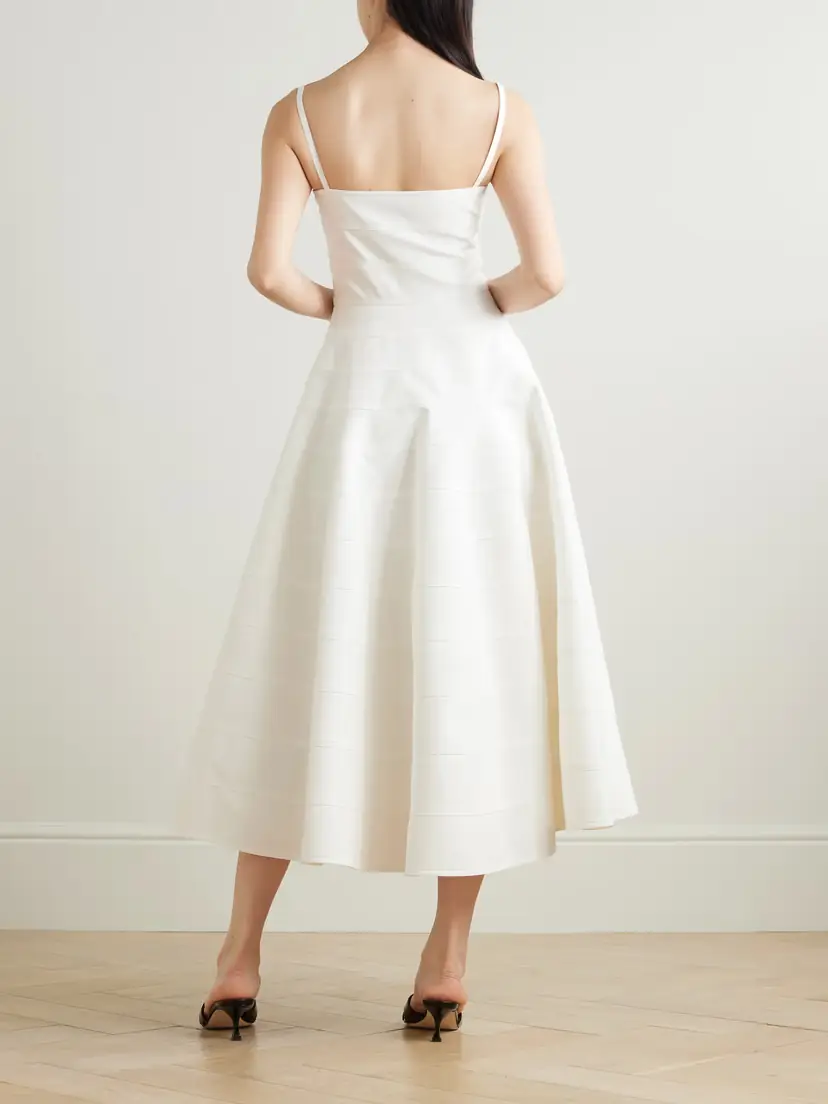 Altuzarra Connie Cotton-poplin Midi Dress | Thumbnail 4 Altuzarra Connie Cotton-poplin Midi Dress | Thumbnail 4