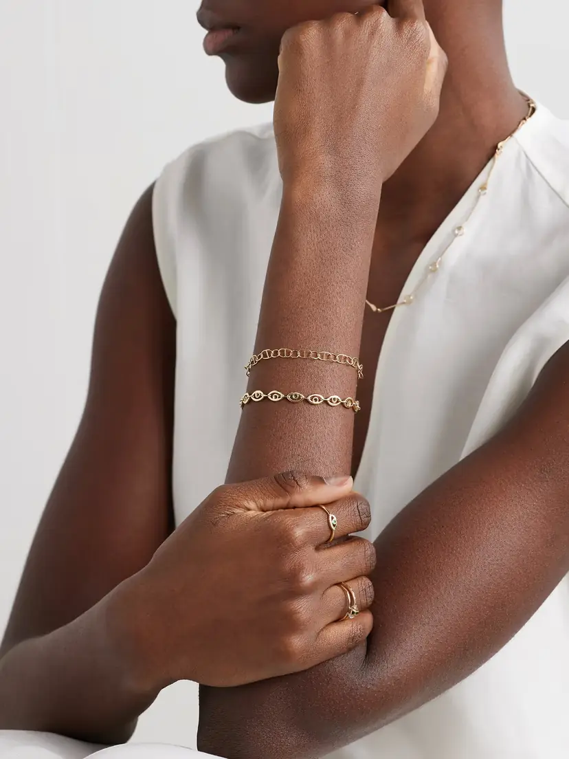 Melissa Joy Manning 14-karat Gold Topaz Tennis Bracelet | Thumbnail 5 Melissa Joy Manning 14-karat Gold Topaz Tennis Bracelet | Thumbnail 5