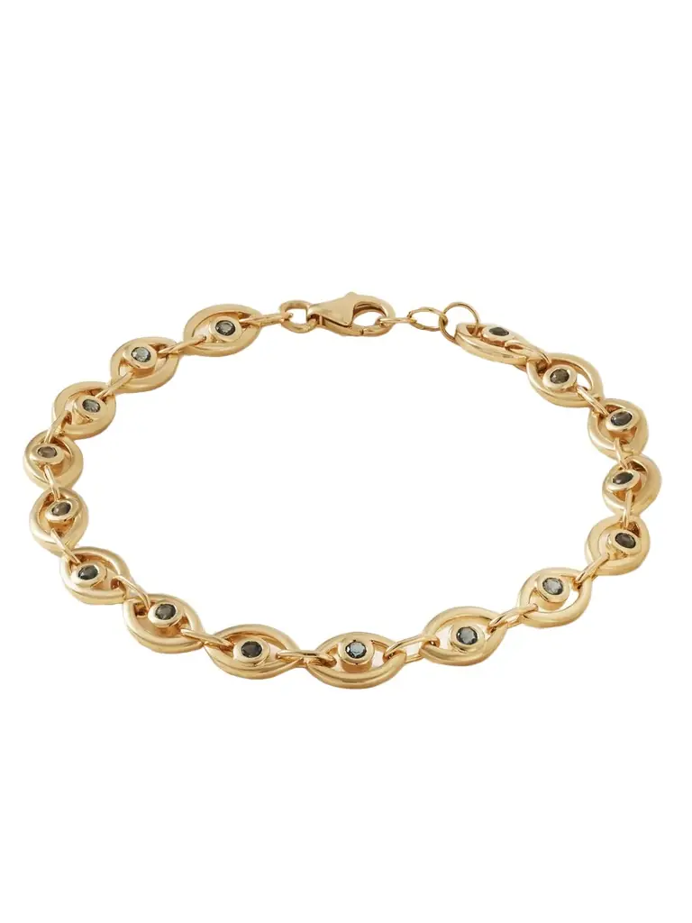Melissa Joy Manning 14-karat Gold Topaz Tennis Bracelet | Image 1 Melissa Joy Manning 14-karat Gold Topaz Tennis Bracelet | Image 1