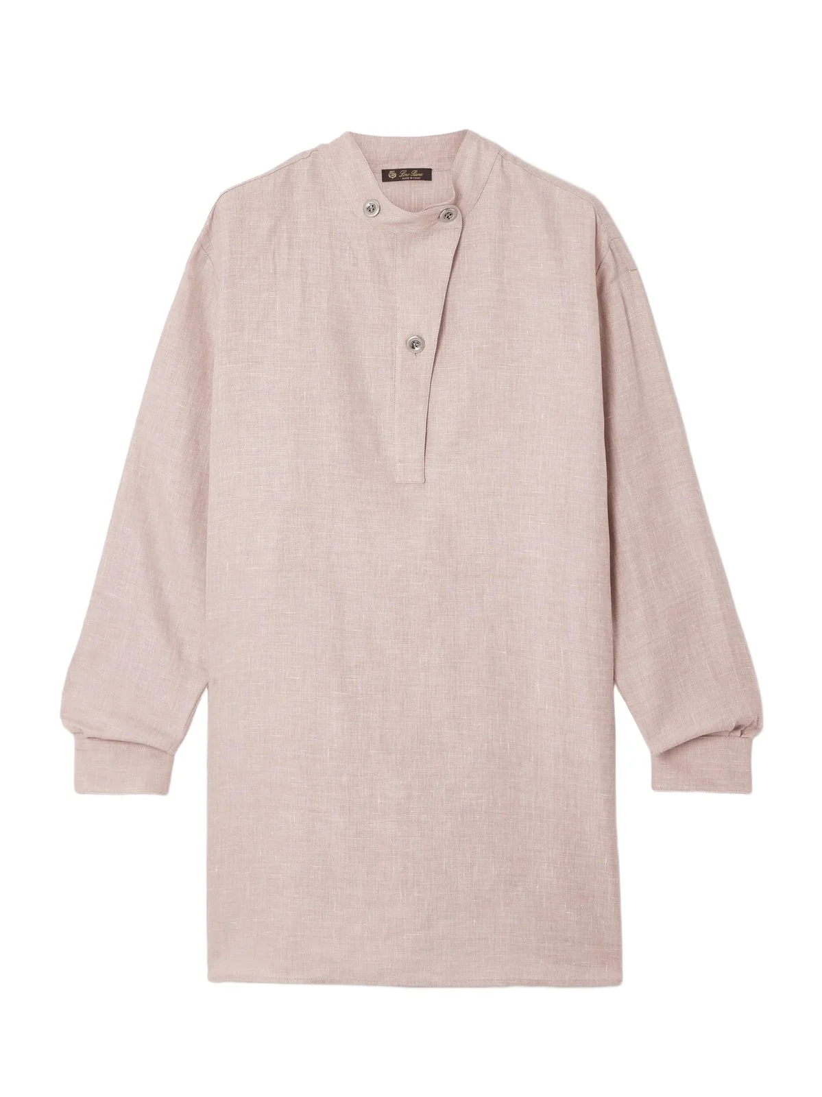 Loro Piana Linen, Wool And Silk-blend Blouse - Pink