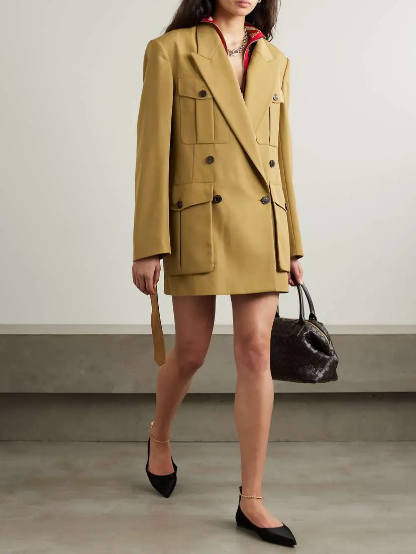 Dries Van Noten Belted Twill Jacket | Thumbnail 2
