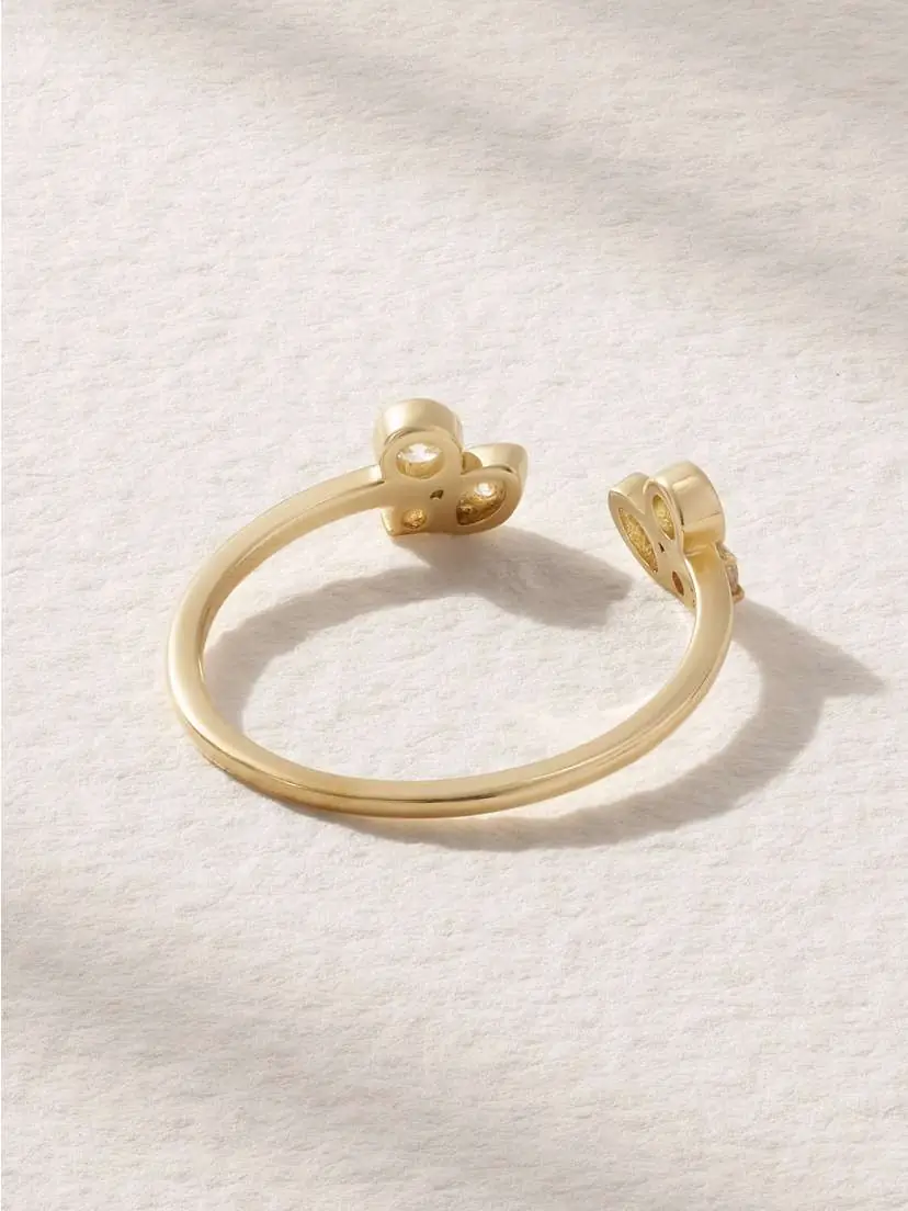 Sydney Evan 14-karat Gold Diamond Ring | Thumbnail 3 Sydney Evan 14-karat Gold Diamond Ring | Thumbnail 3