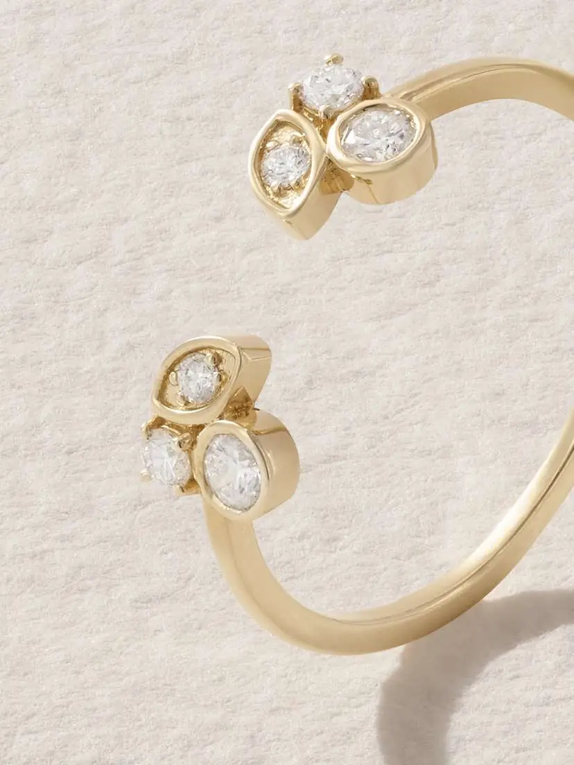 Sydney Evan 14-karat Gold Diamond Ring | Thumbnail 4 Sydney Evan 14-karat Gold Diamond Ring | Thumbnail 4
