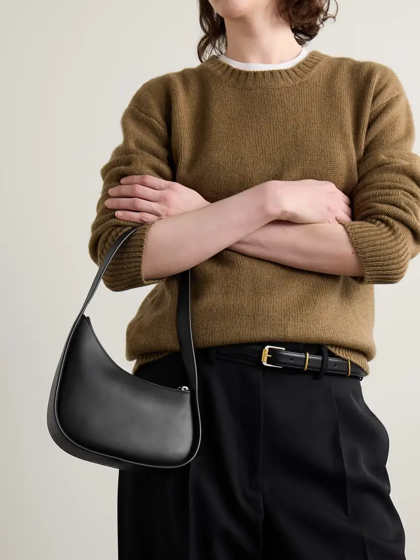 The Row Half Moon Leather Shoulder Bag | Thumbnail 2 The Row Half Moon Leather Shoulder Bag | Thumbnail 2