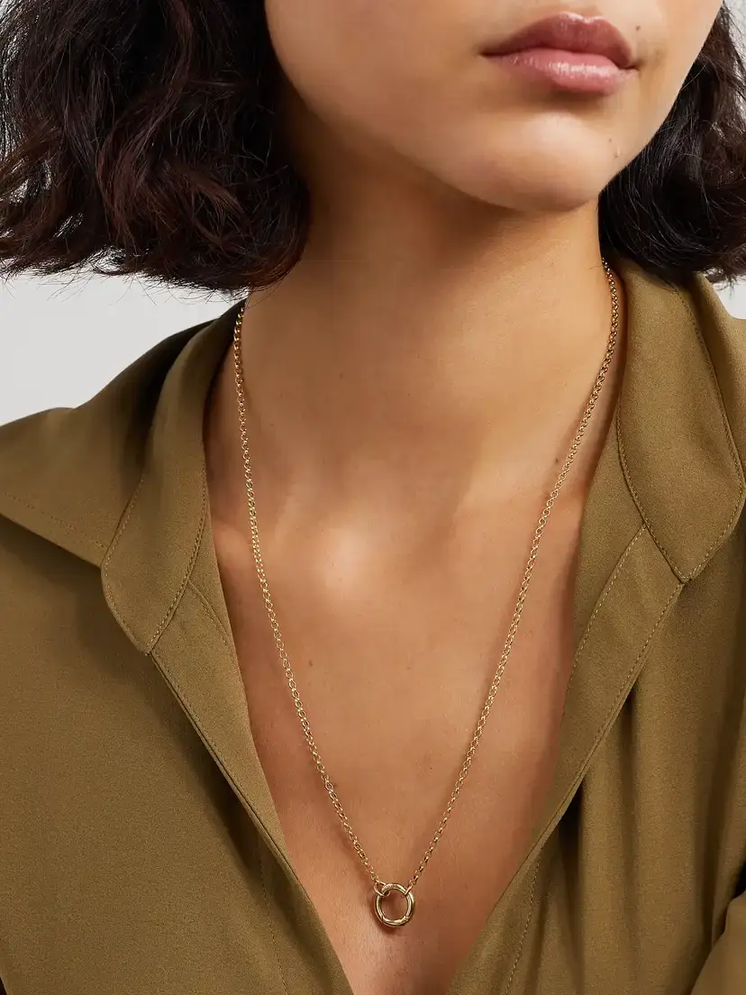 Foundrae Small Open Belcher 18-karat Gold Necklace | Thumbnail 2 Foundrae Small Open Belcher 18-karat Gold Necklace | Thumbnail 2