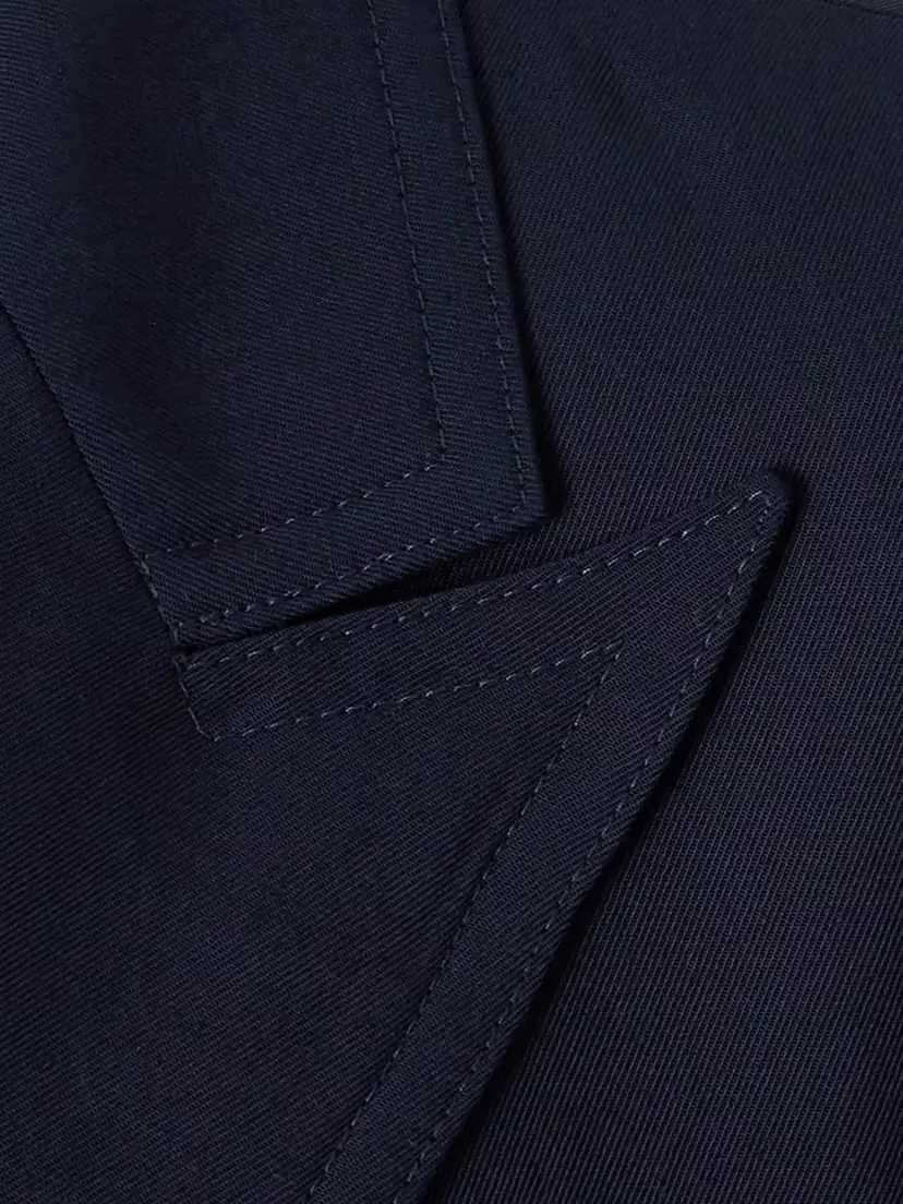 Dries Van Noten Double-breasted Twill Blazer | Thumbnail 5