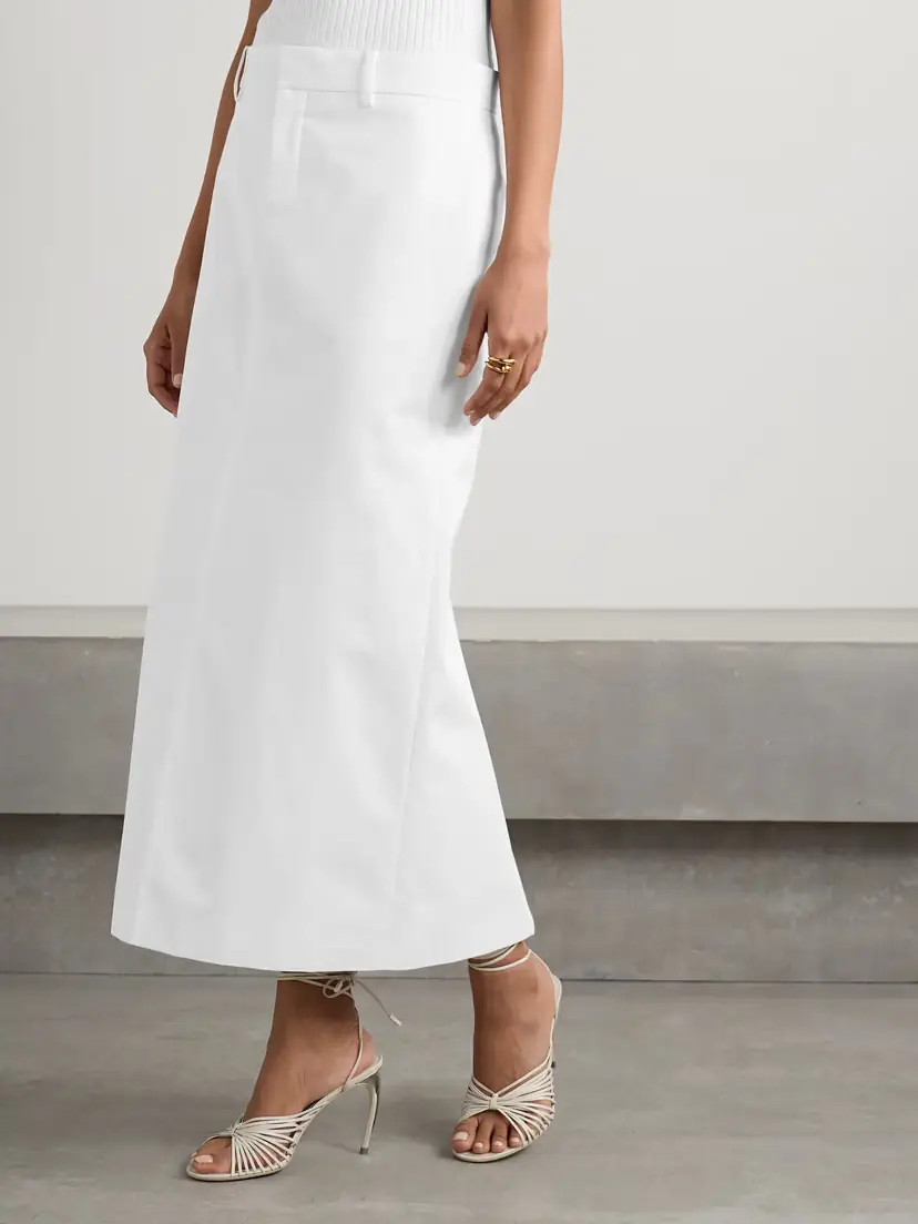 Valentino Garavani Cotton-poplin Maxi Skirt | Thumbnail 3