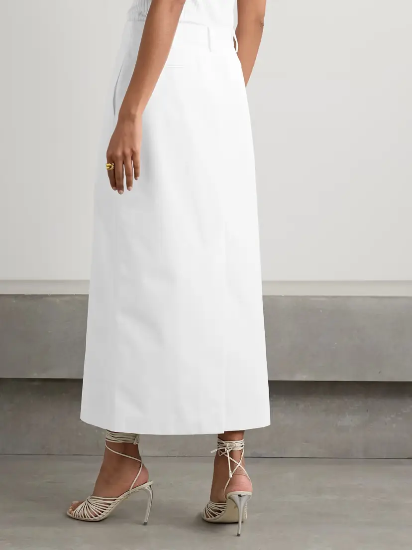 Valentino Garavani Cotton-poplin Maxi Skirt | Thumbnail 4