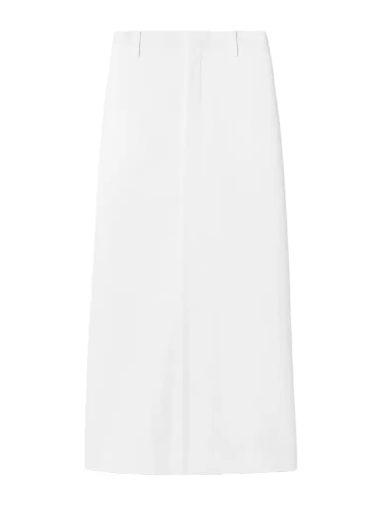 Cotton-poplin Maxi Skirt