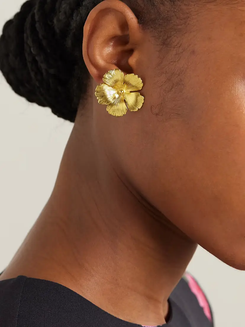 Jennifer Behr Rowena Gold-tone Earrings | Thumbnail 2 Jennifer Behr Rowena Gold-tone Earrings | Thumbnail 2