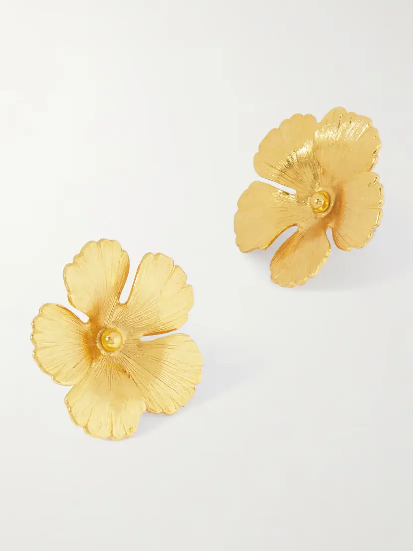 Jennifer Behr Rowena Gold-tone Earrings | Thumbnail 4 Jennifer Behr Rowena Gold-tone Earrings | Thumbnail 4