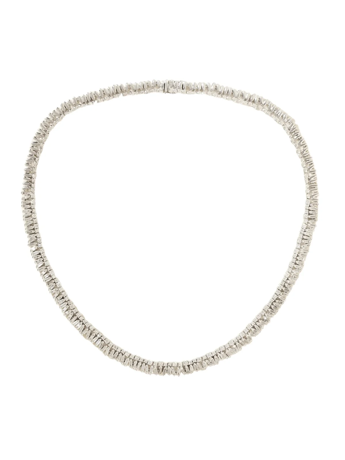 18-karat White Gold Diamond Tennis Necklace