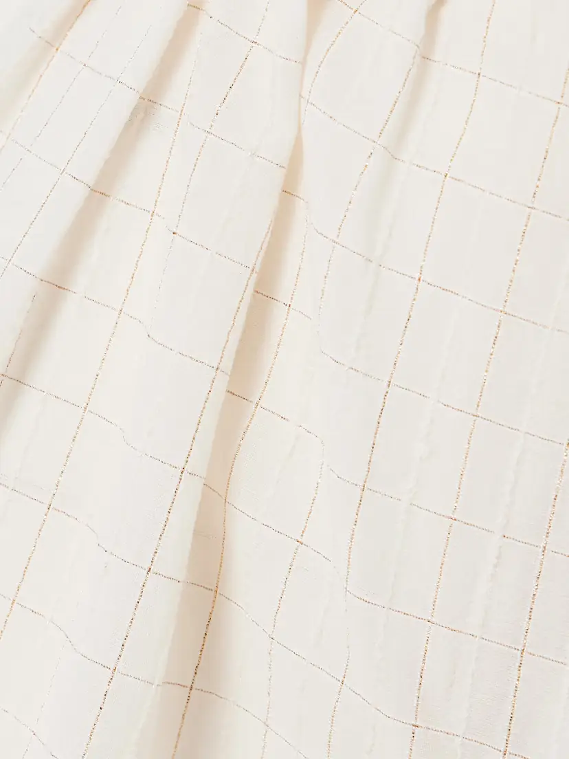 Loro Piana Tristin Belted Checked Cotton-blend Wide-leg Pants | Thumbnail 4