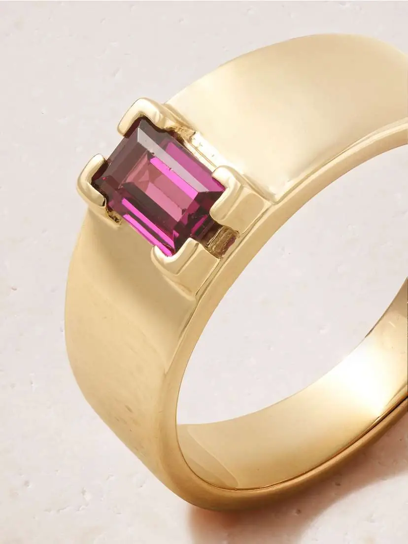 Melissa Joy Manning 14-karat Recycled Gold Rhodolite Ring | Thumbnail 4 Melissa Joy Manning 14-karat Recycled Gold Rhodolite Ring | Thumbnail 4