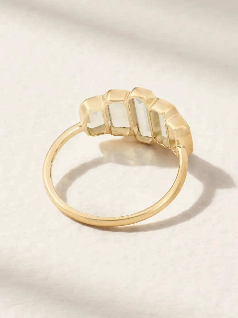 Melissa Joy Manning Cityscape 14-karat Recycled Gold Aquamarine Ring | Thumbnail 3